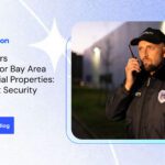 Night security guard protecting Bay Area commercial property after-hours