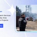 Plaza Protection fire watch guard monitoring a Bay Area construction site.