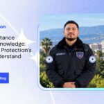 Plaza Protection security guard overlooking San Jose, highlighting local security knowledge.